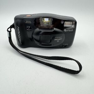Fuji Discovery 90 Date 35mm Film Camera Auto Focus Tested Working Black